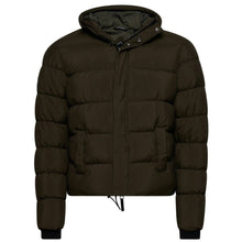 Washed Khaki Code Xpd Sports Puffer Jacket
