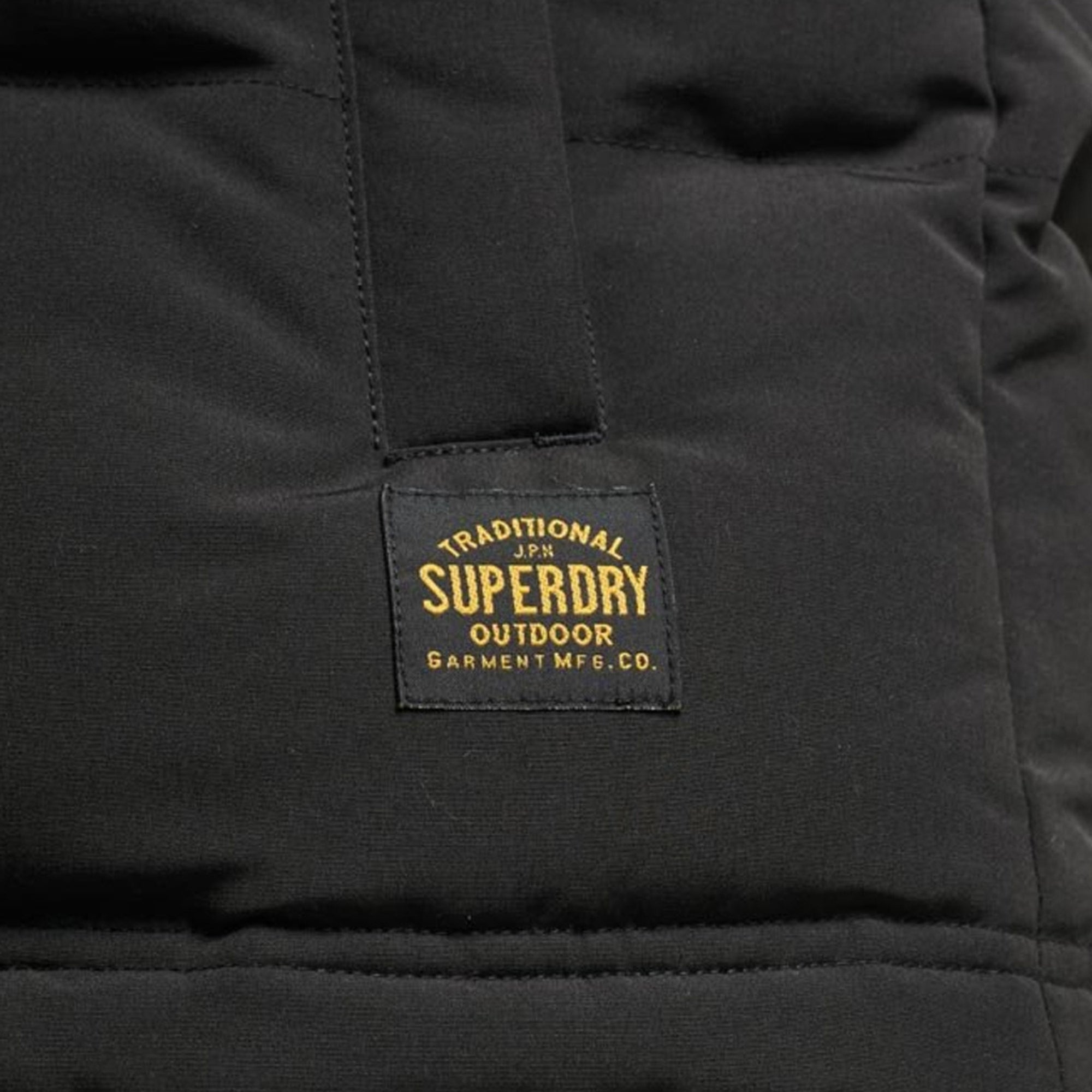 Jet Black Everest Hooded Puffer  Gilet