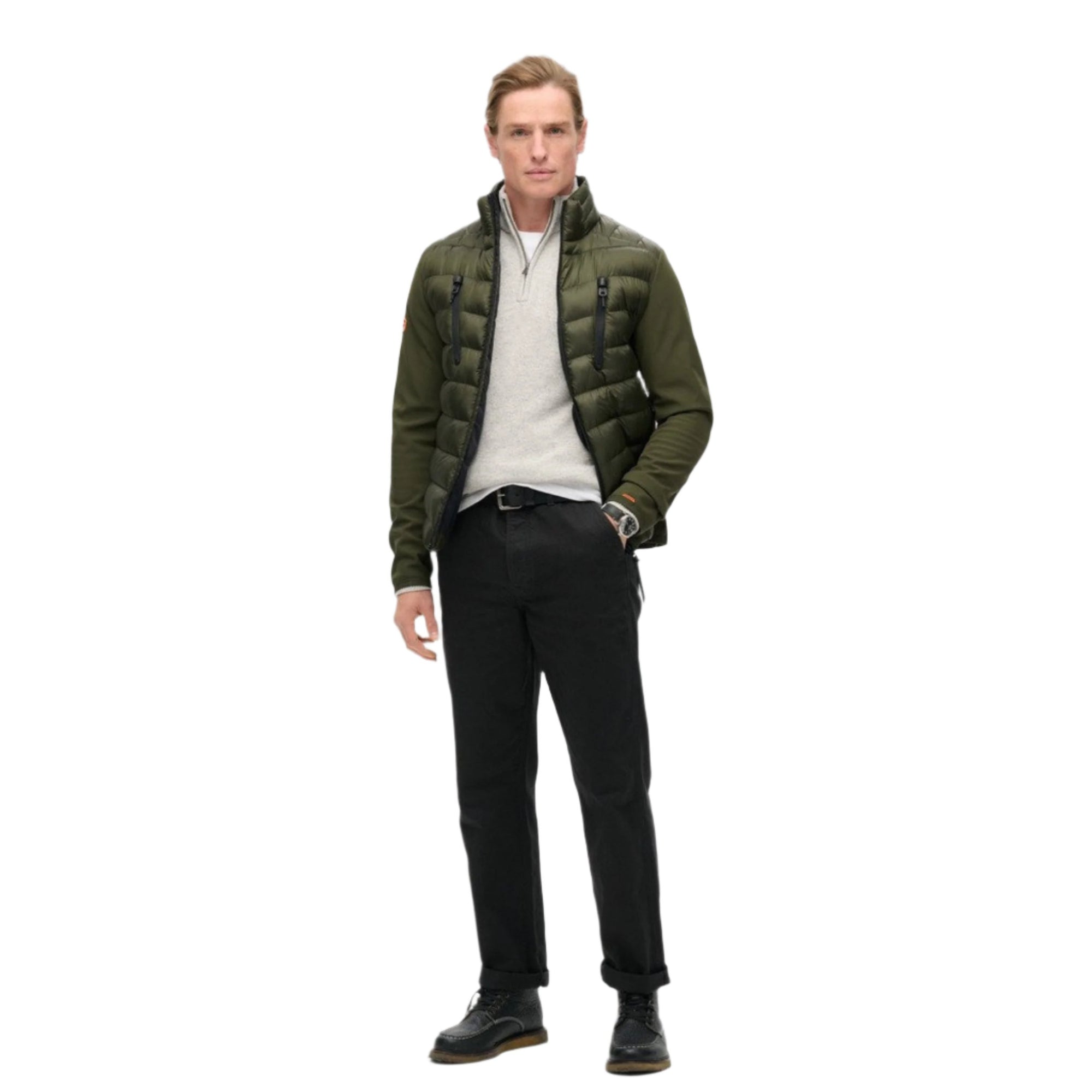 Army Khaki Storm Softshell Hybrid Jacket