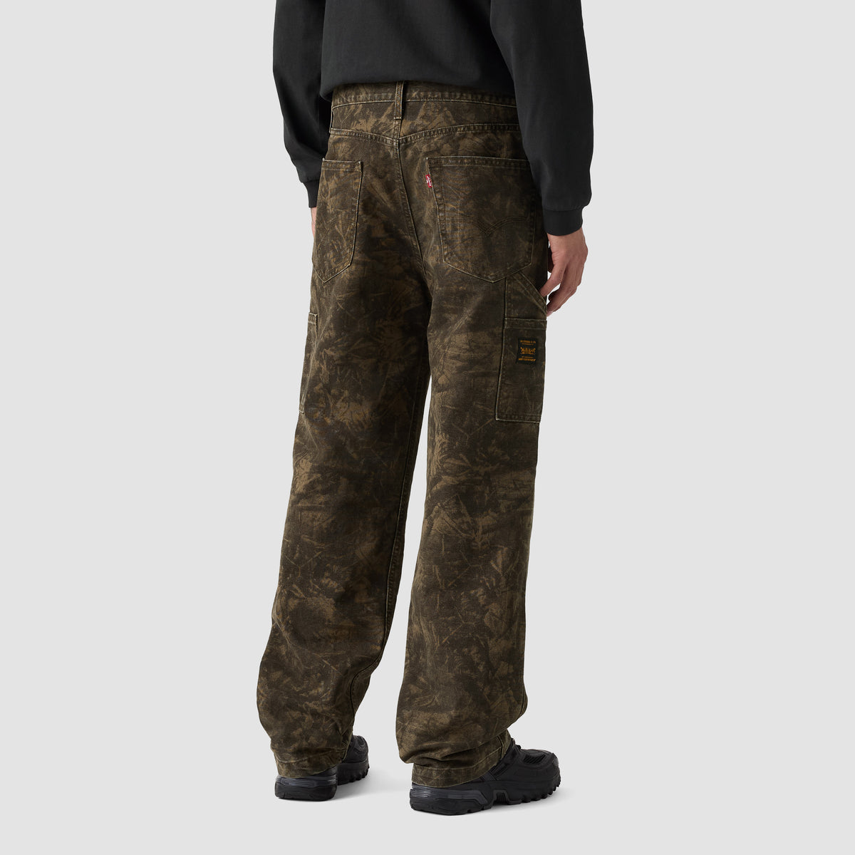 568 Loose Straight Double Knee Jeans - Raleigh Camo Dark-2