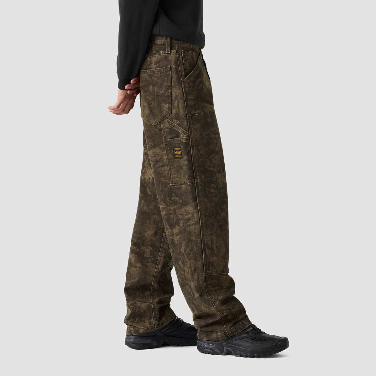 568 Loose Straight Double Knee Jeans - Raleigh Camo Dark-3