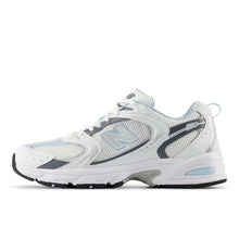 White & Light Blue 530 Sneakers