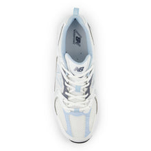 White & Light Blue 530 Sneakers