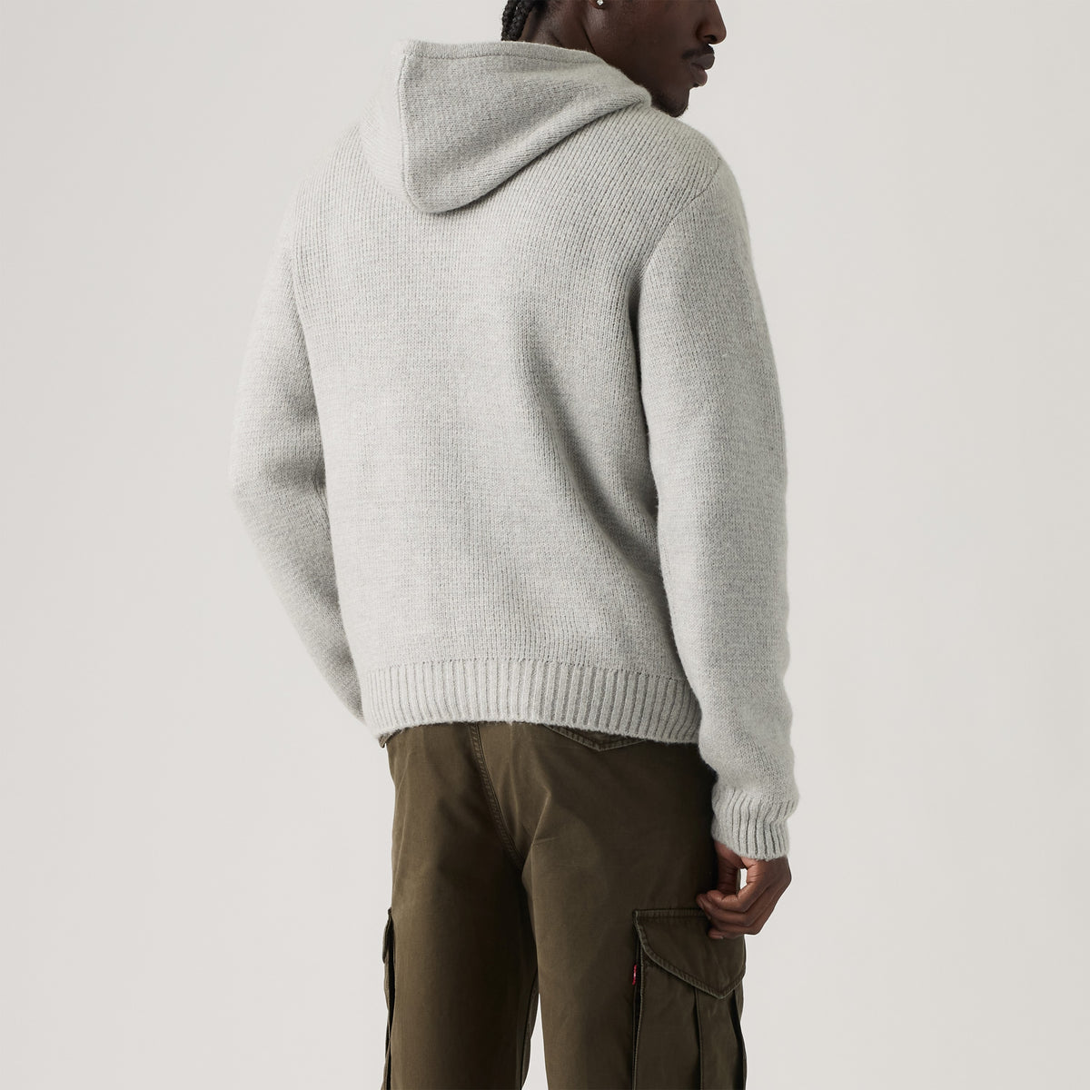 Portola Sweater Hoodie - Mid Tone Grey-2