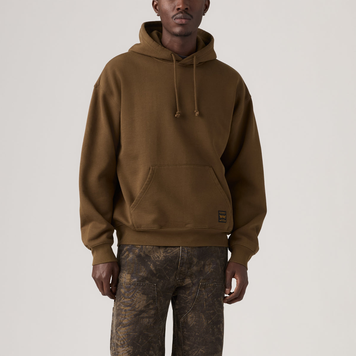 Workwear PO Hoodie - Desert Palm Brushed-1