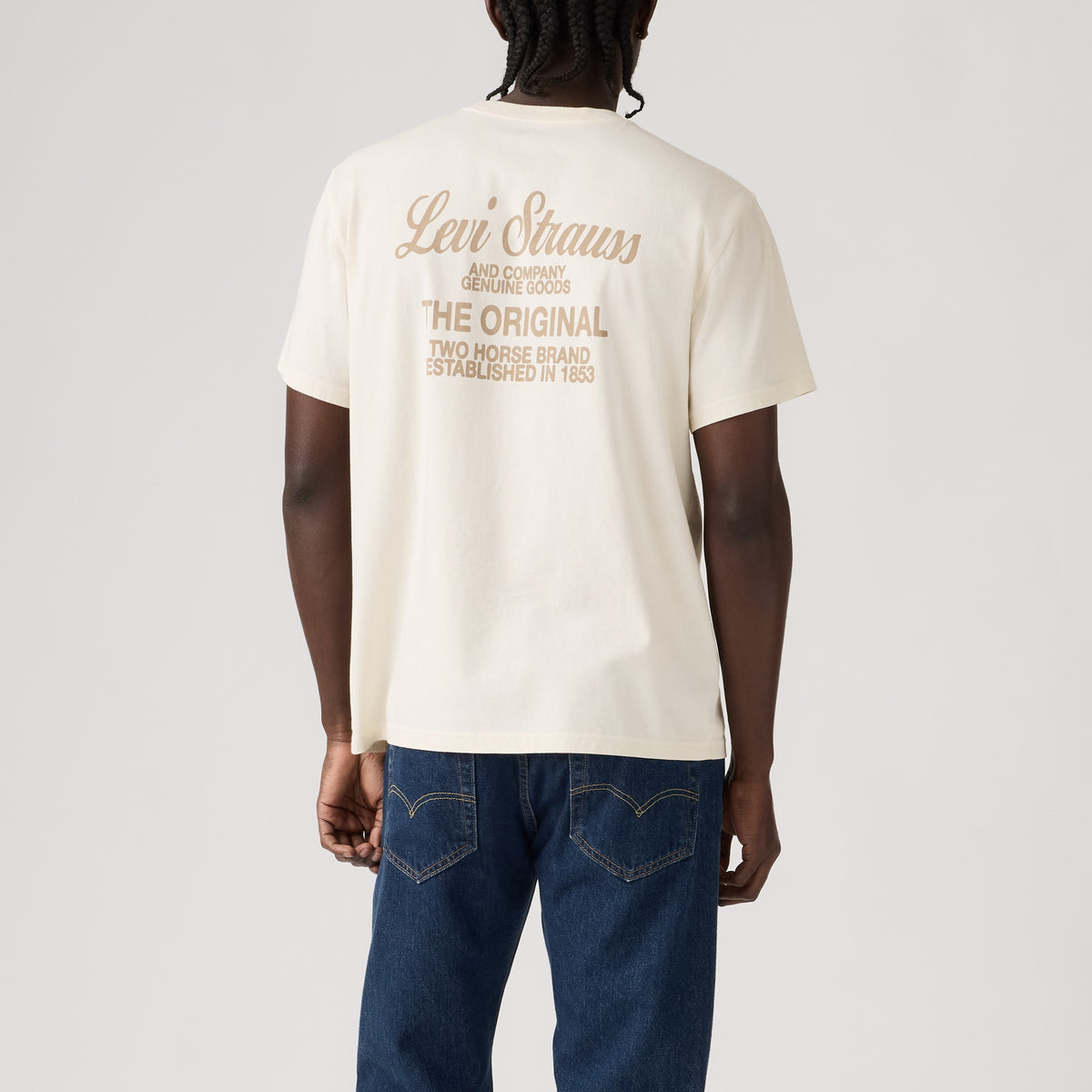Short Sleeve Relaxed Fit Tee - Original 2H Egret-2