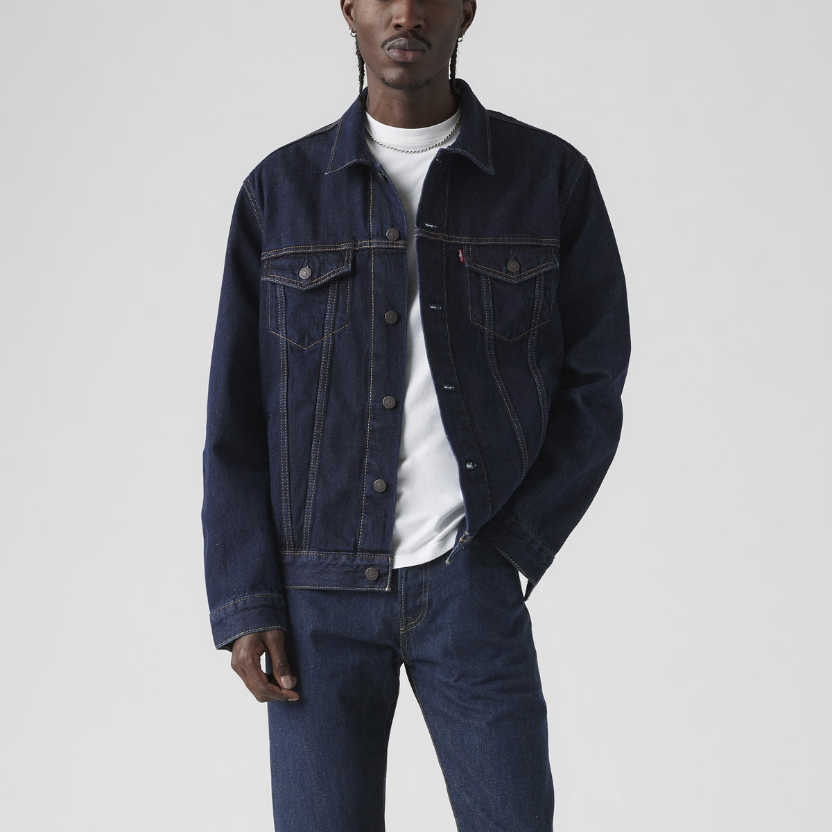 The Trucker Jacket - Rinse-1