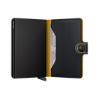 Miniwallet Matte - Black & Ochre