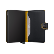 Miniwallet Matte - Black & Ochre