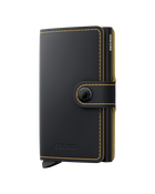 Miniwallet Matte - Black & Ochre