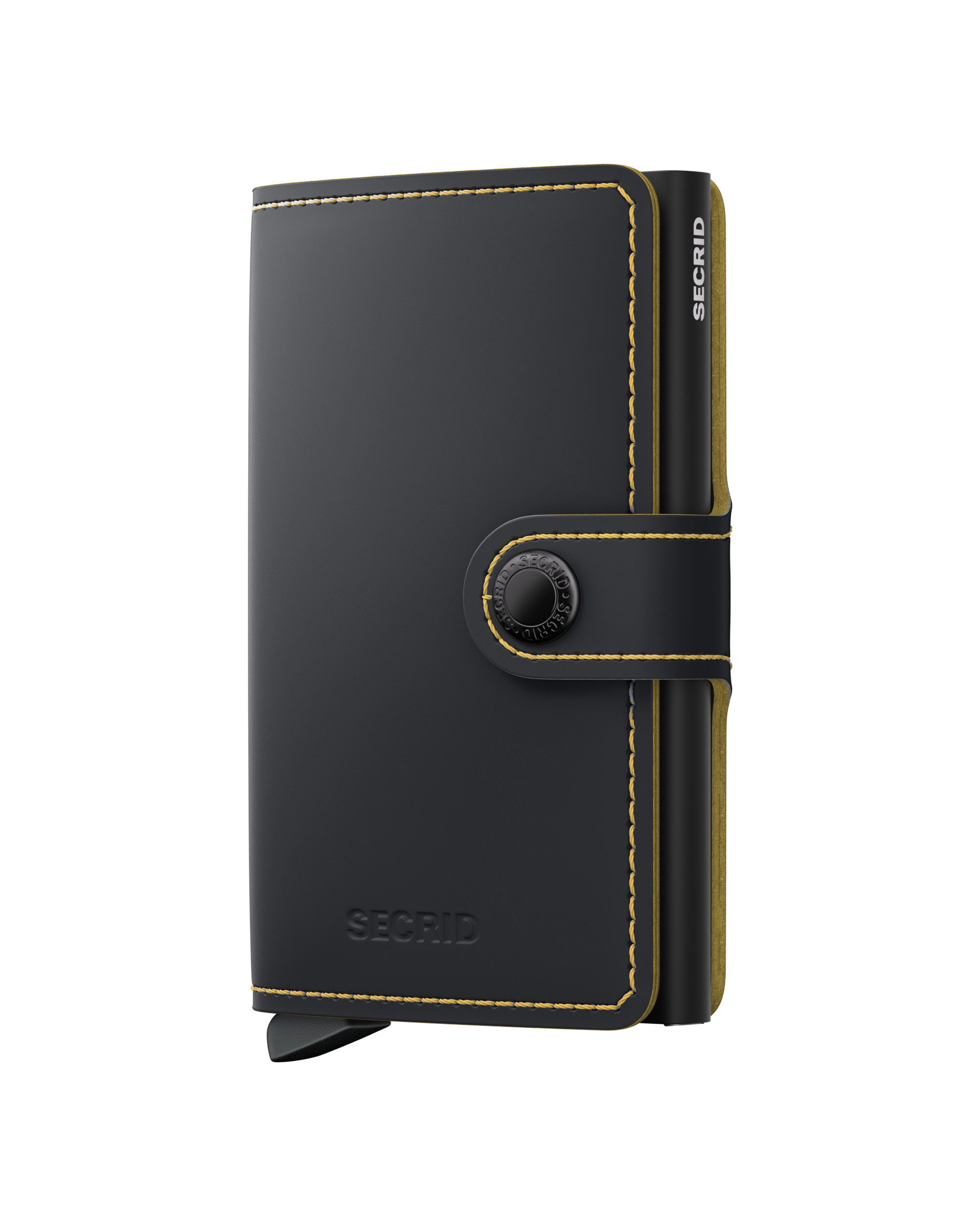 Miniwallet Matte - Black & Ochre