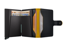 Miniwallet Matte - Black & Ochre