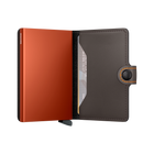Miniwallet Matte - Truffle & Orange