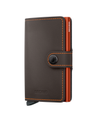 Miniwallet Matte - Truffle & Orange