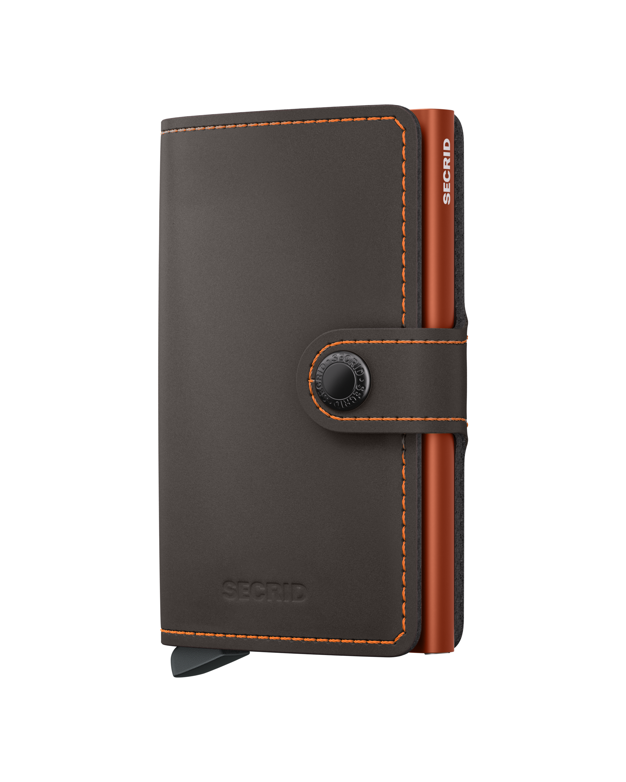 Miniwallet Matte - Truffle & Orange