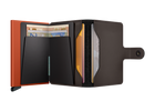 Miniwallet Matte - Truffle & Orange