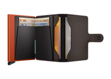 Miniwallet Matte - Truffle & Orange