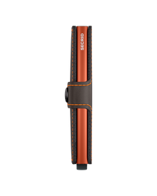 Miniwallet Matte - Truffle & Orange