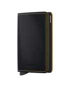 Slimwallet Matte - Black & Ochre