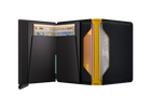 Slimwallet Matte - Black & Ochre