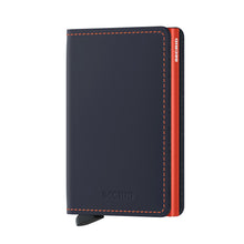 Slimwallet Matte - Night Blue & Orange