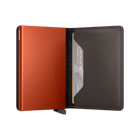 Slimwallet Matte - Truffle & Orange