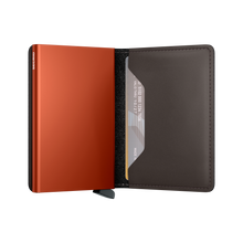 Slimwallet Matte - Truffle & Orange