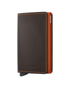 Slimwallet Matte - Truffle & Orange