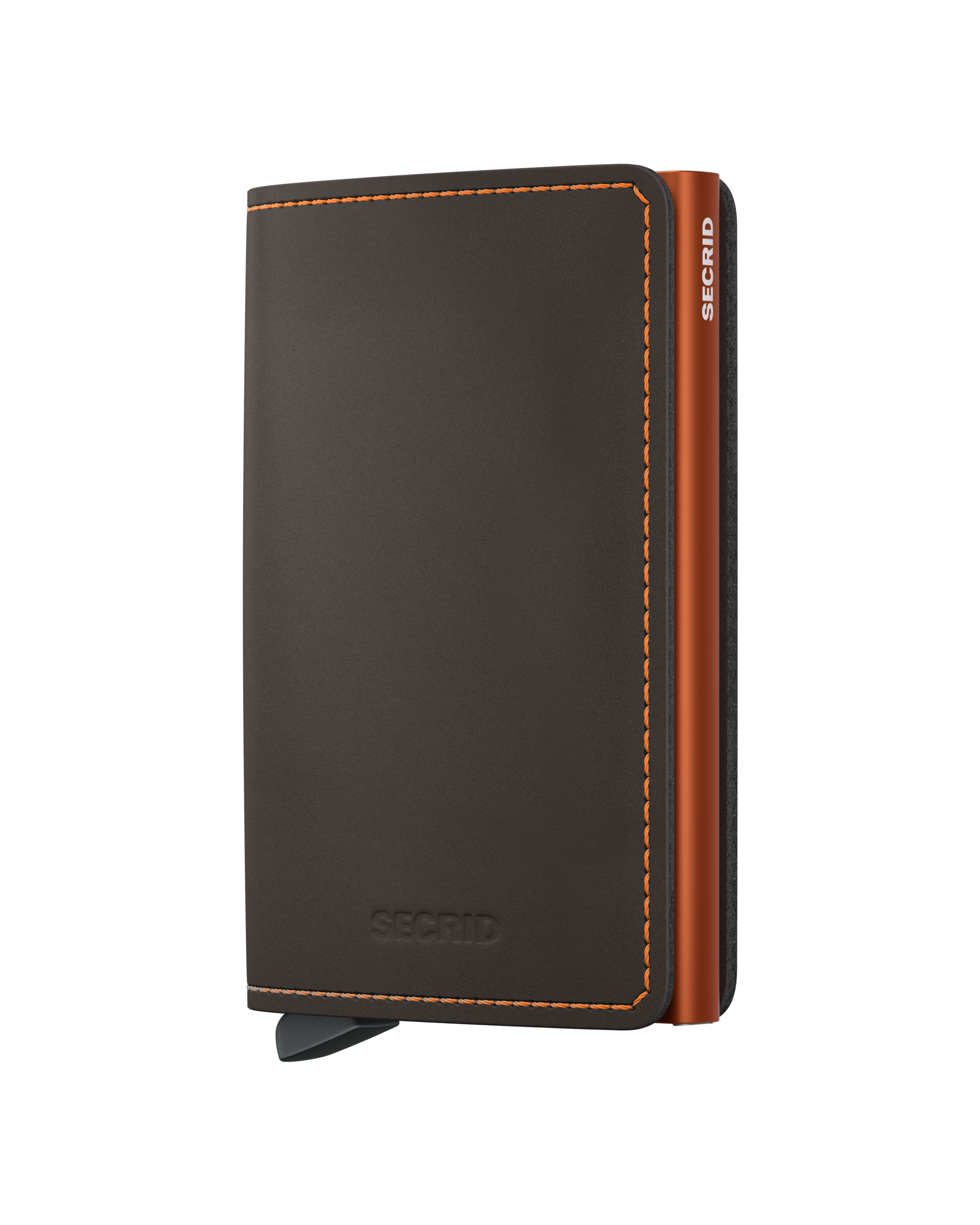 Slimwallet Matte - Truffle & Orange