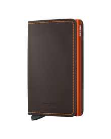 Slimwallet Matte - Truffle & Orange