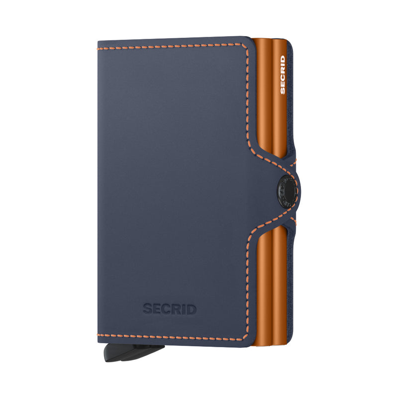 Twinwallet Matte Nightblue-Orange