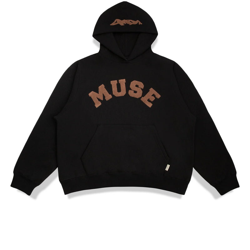 Heavyweight Chenille Hoodie - Americano Black