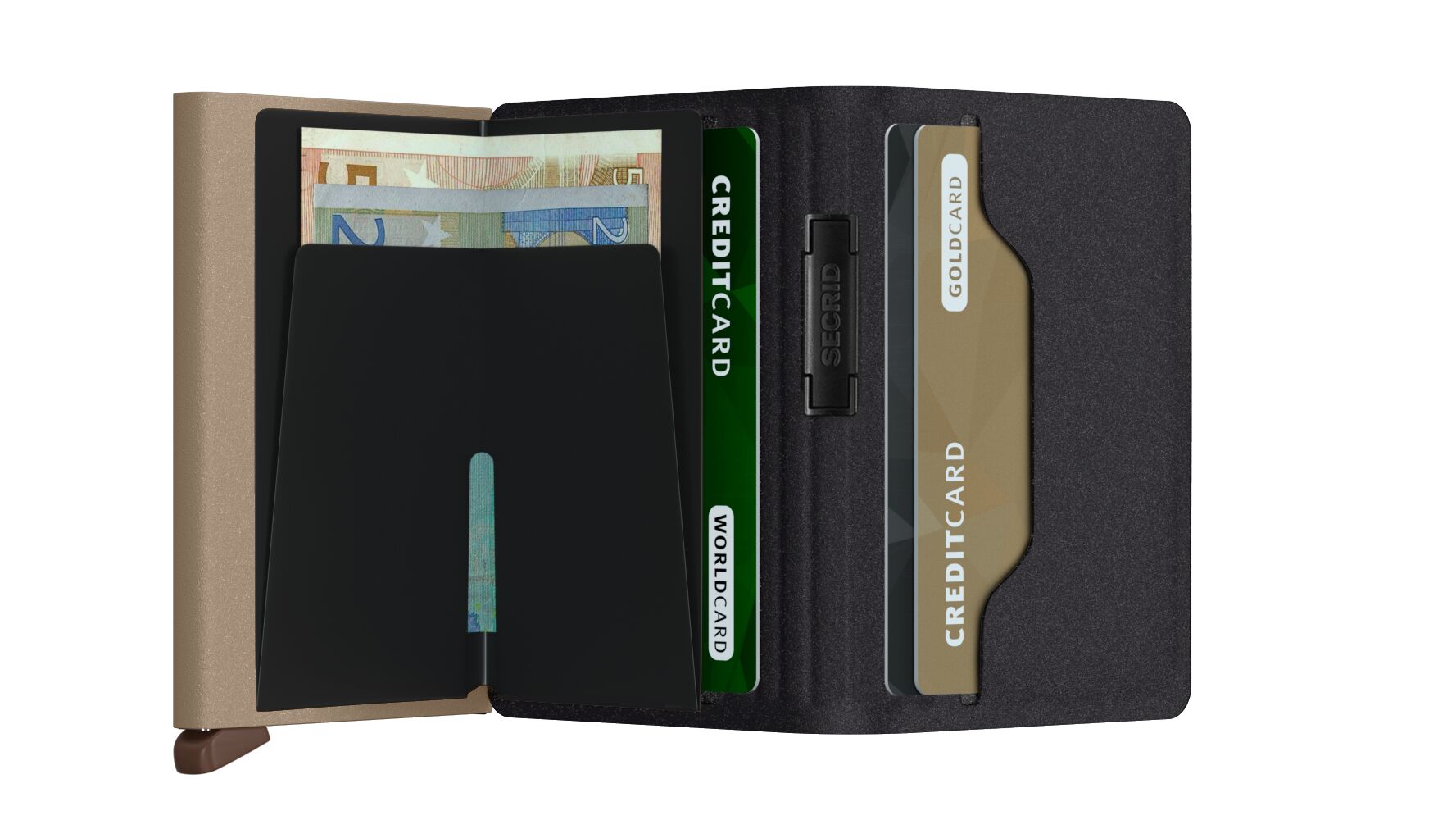 Bandwallet Liba  - Black-Olive (Non-leather)