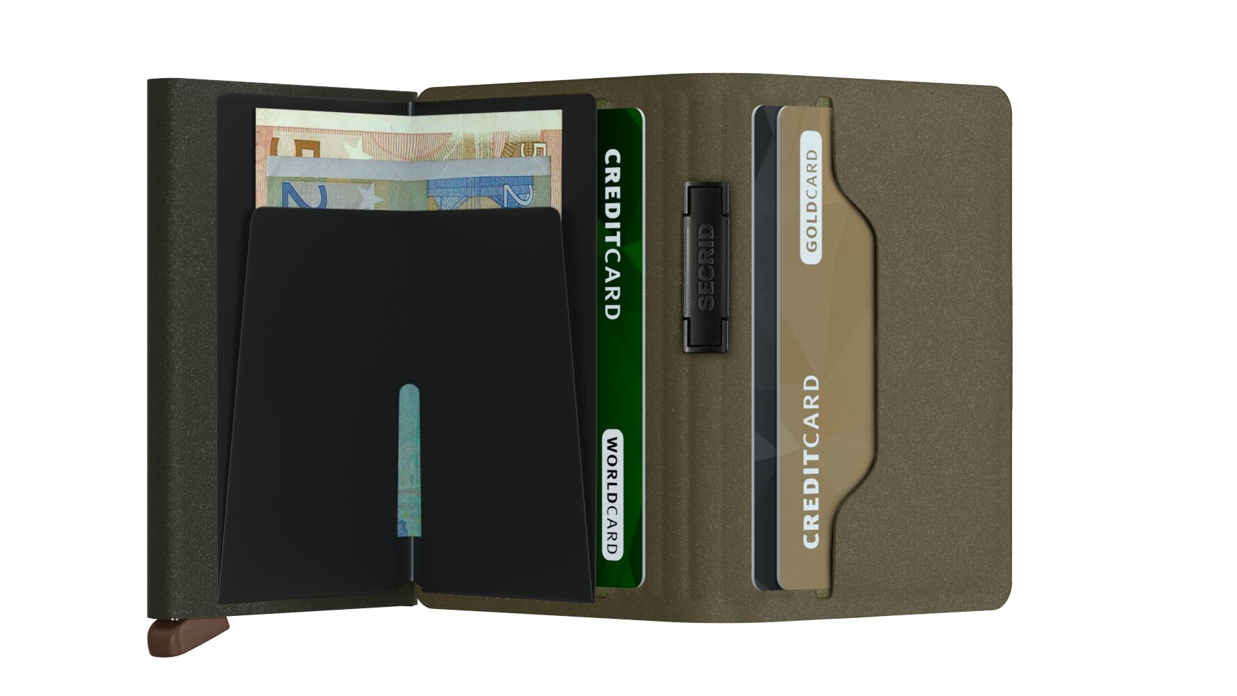 Bandwallet Liba - Green-Orange (Non-leather)