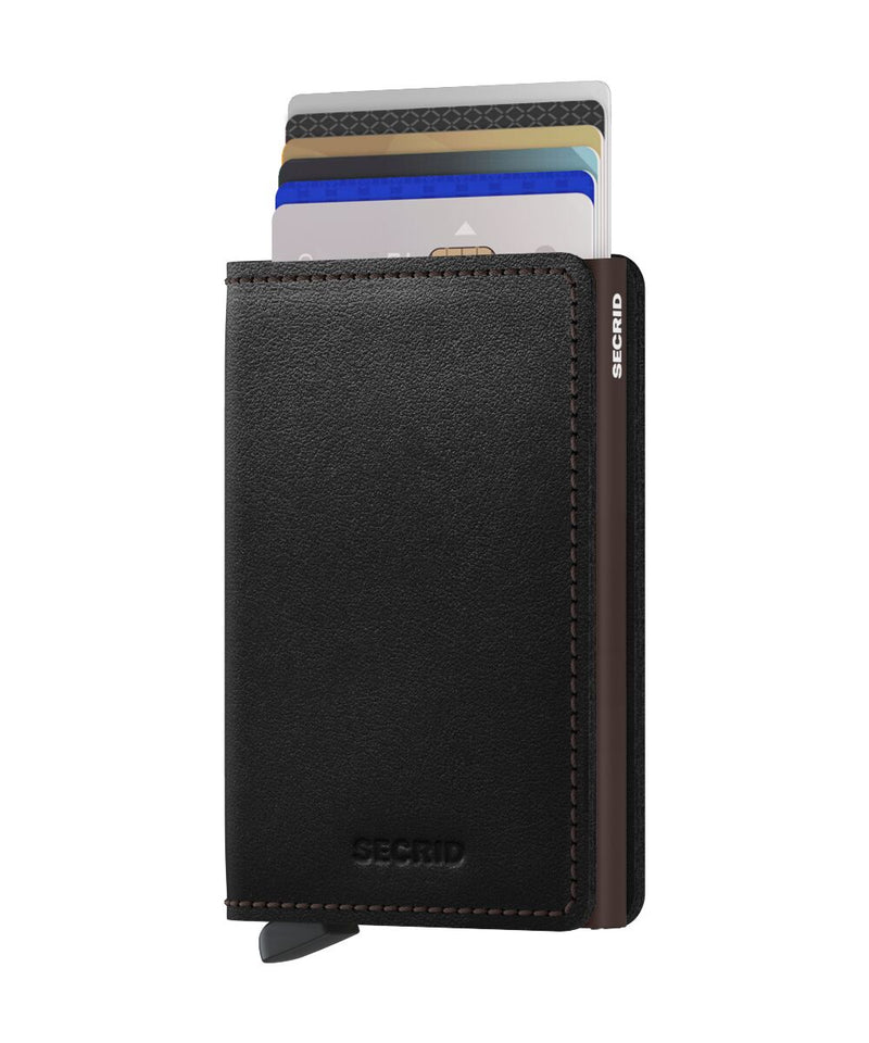 Slimwallet Original - Black-Brown
