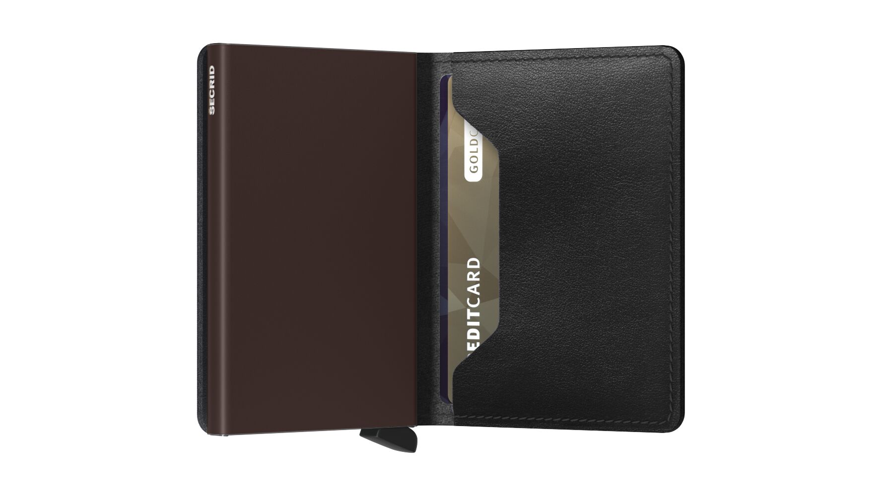 Slimwallet Original - Black-Brown