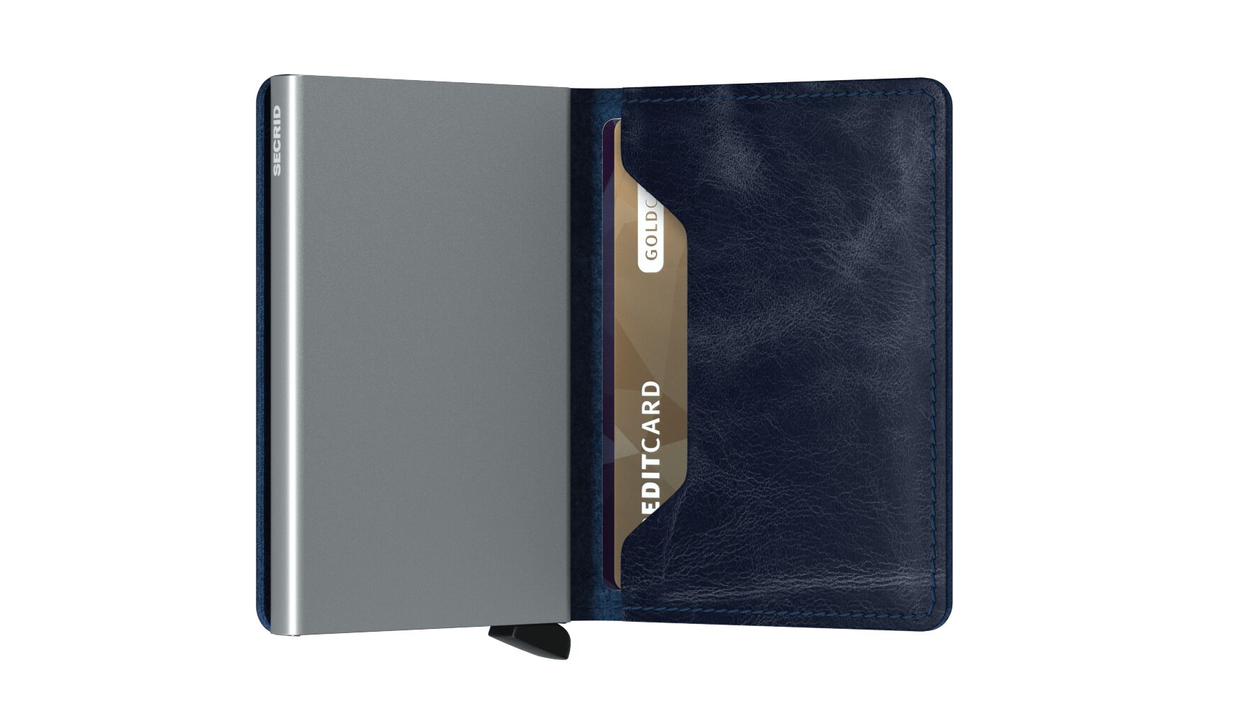 Slimwallet Vintage-  Blue