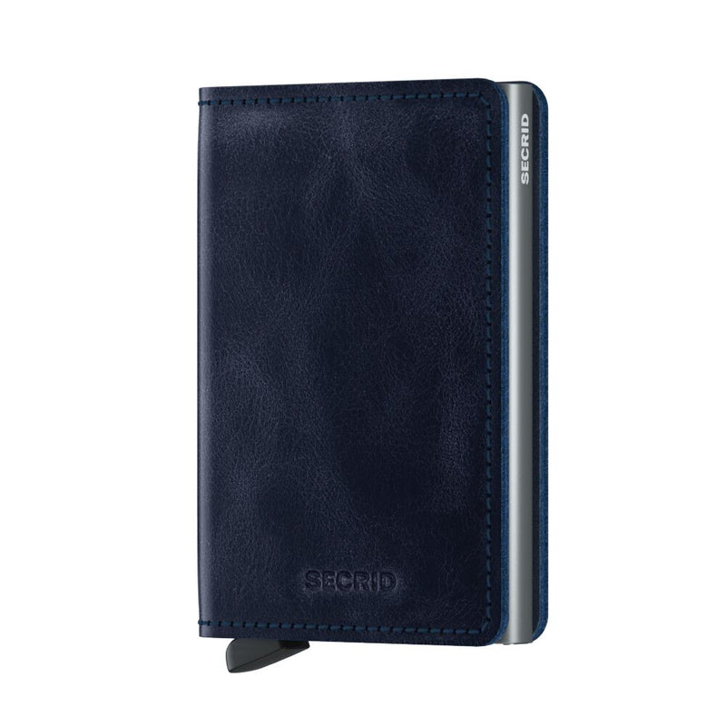 Slimwallet Vintage-  Blue