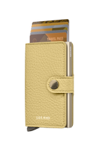 Miniwallet Pebble - Butter Yellow