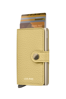 Miniwallet Pebble - Butter Yellow