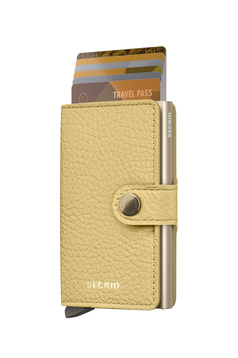 Miniwallet Pebble - Butter Yellow