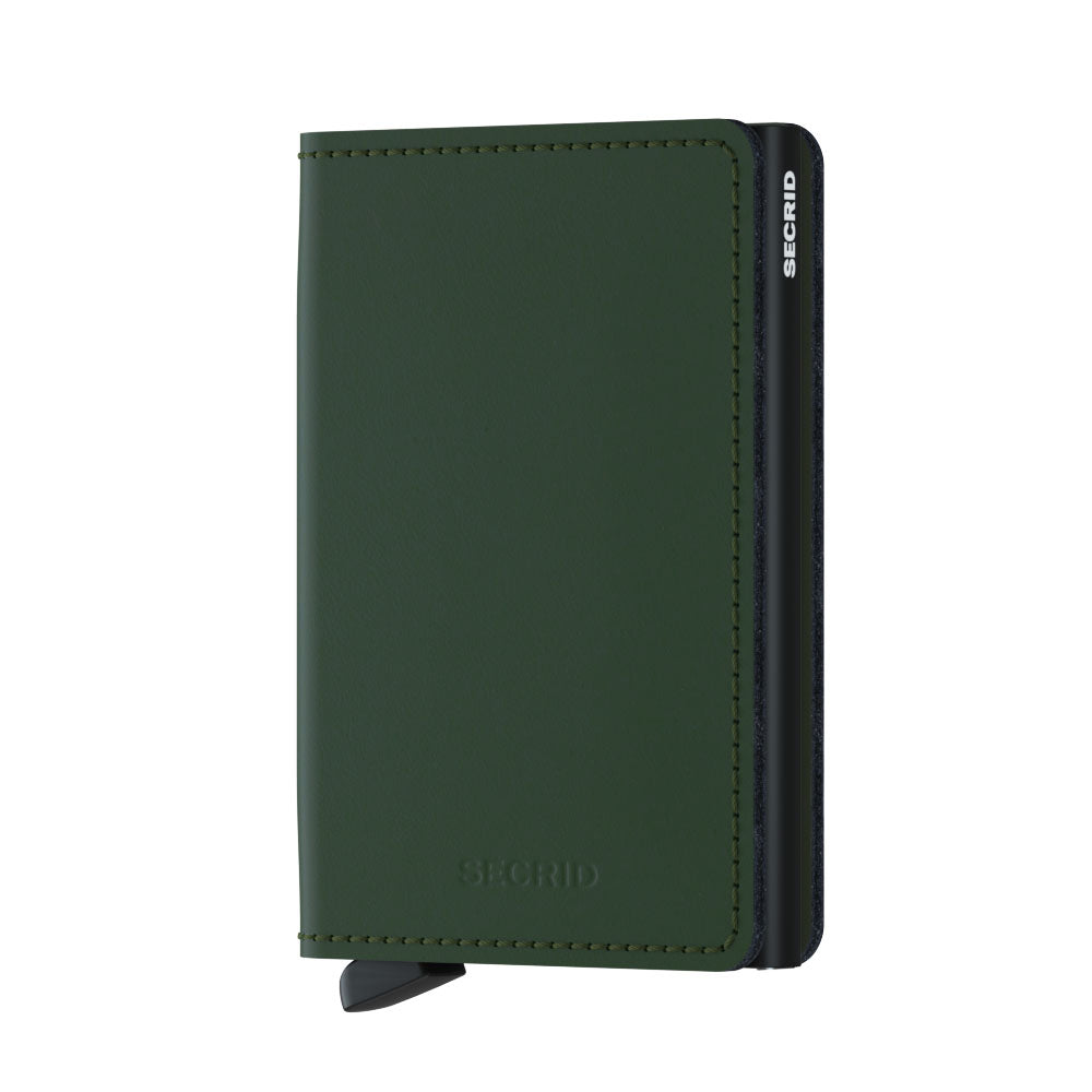 Slimwallet Matte - Green-Black