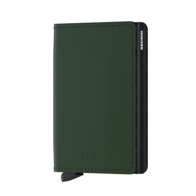 Slimwallet Matte - Green-Black