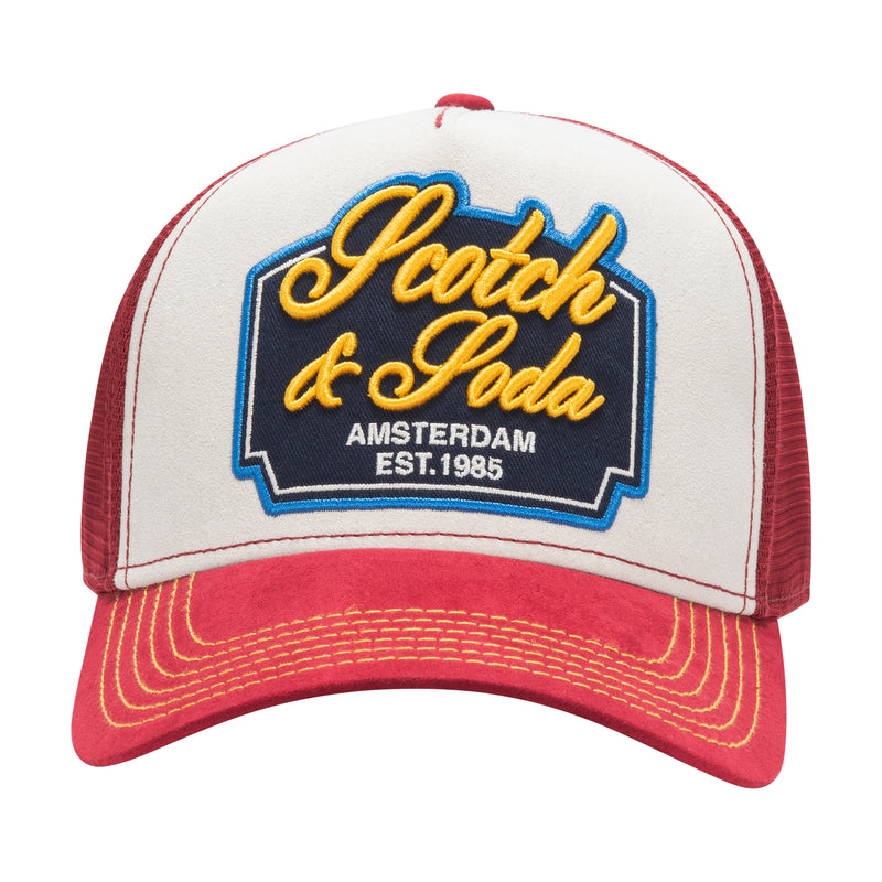 Arena Adjustable Trucker Hat - Red