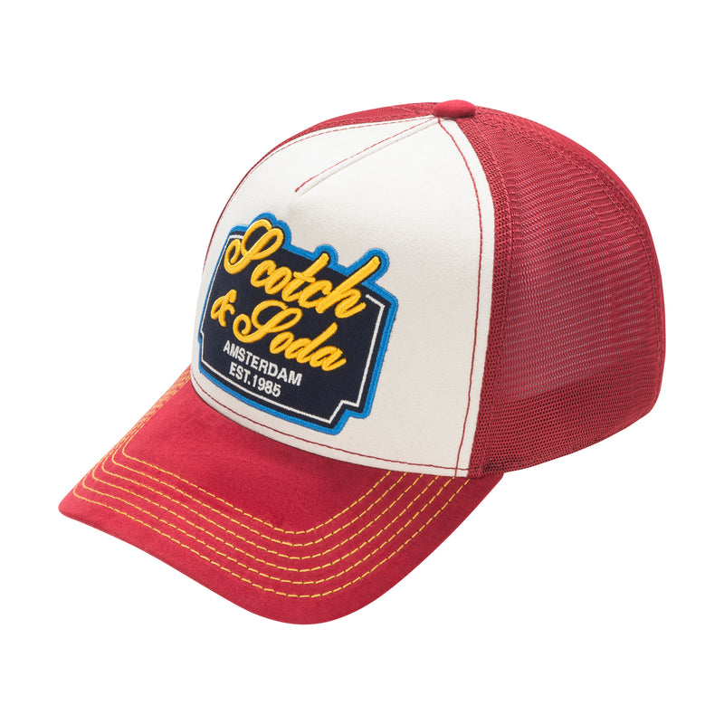 Arena Adjustable Trucker Hat - Red