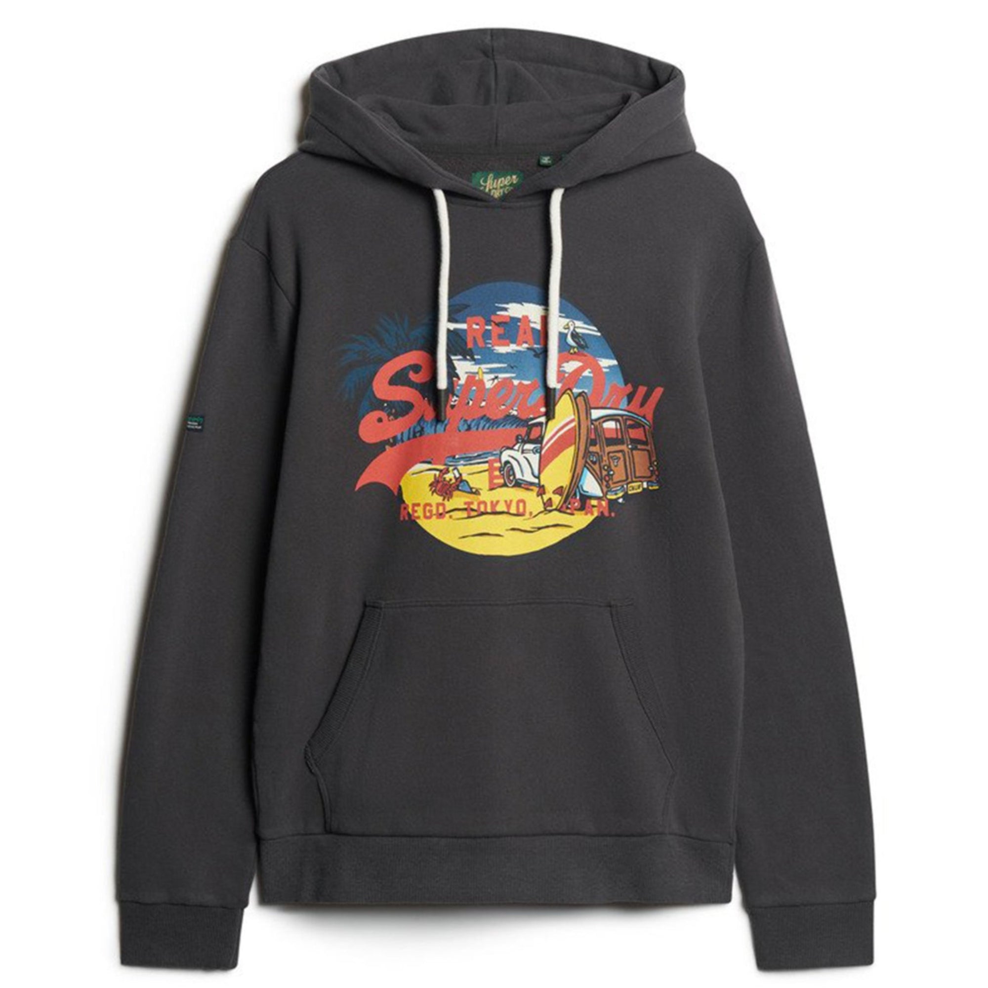 Bison Black Graphic Hoodie