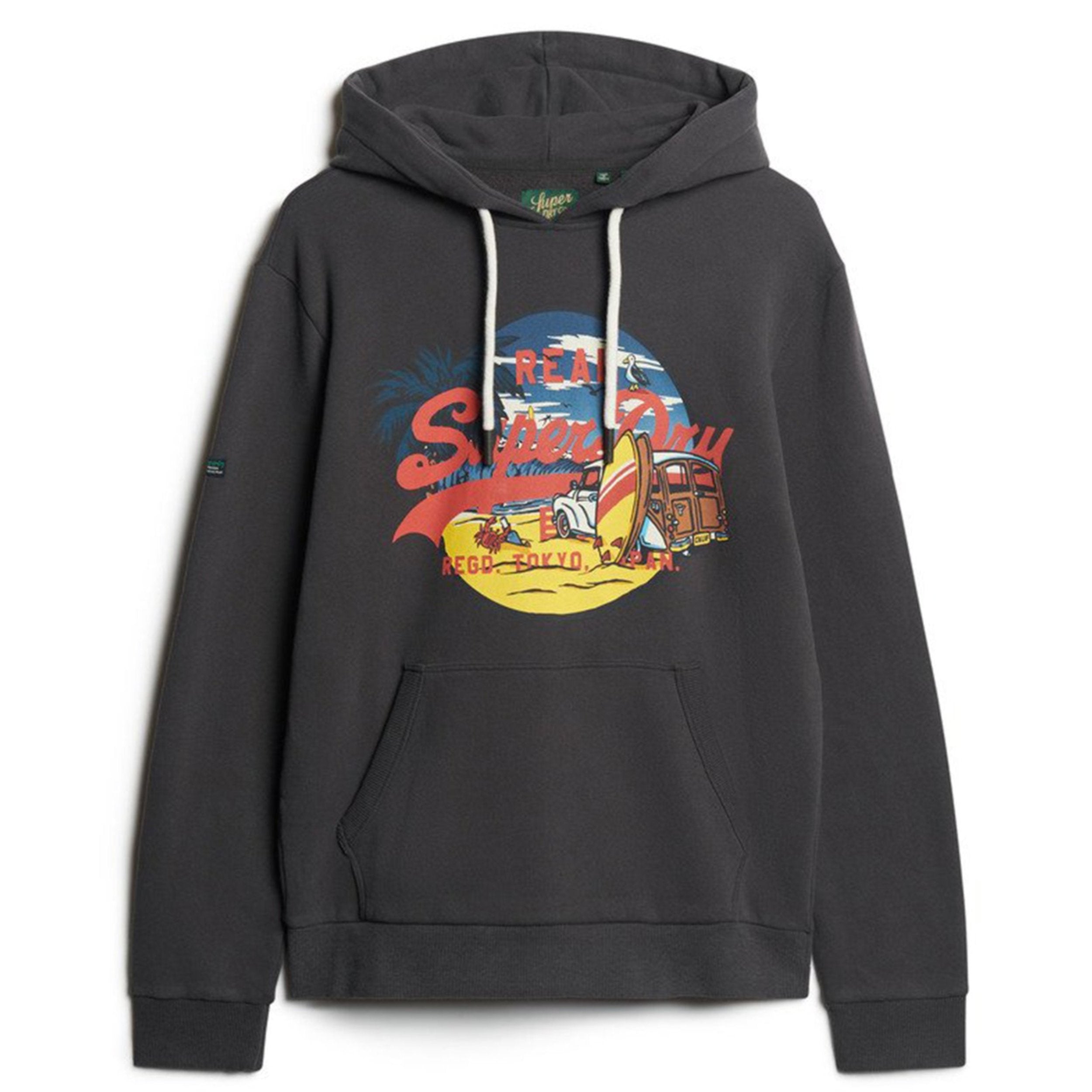 Bison Black Graphic Hoodie