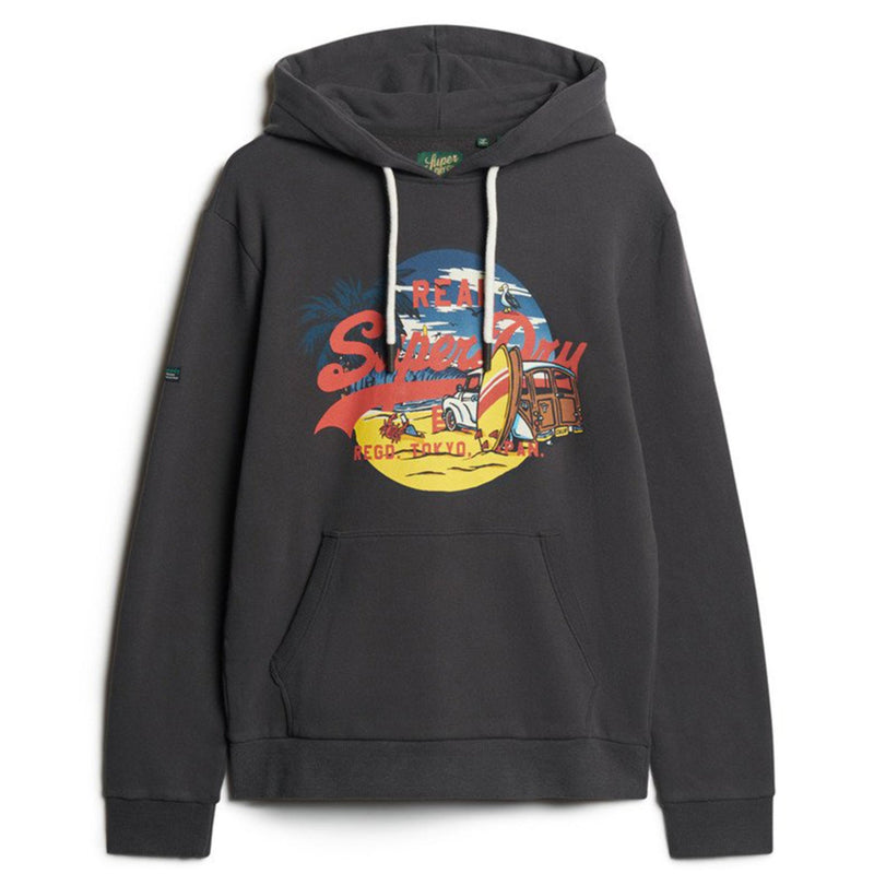 Bison Black Graphic Hoodie