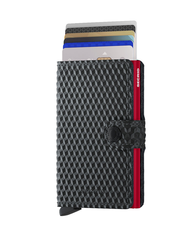 Miniwallet Cubic Black-Red