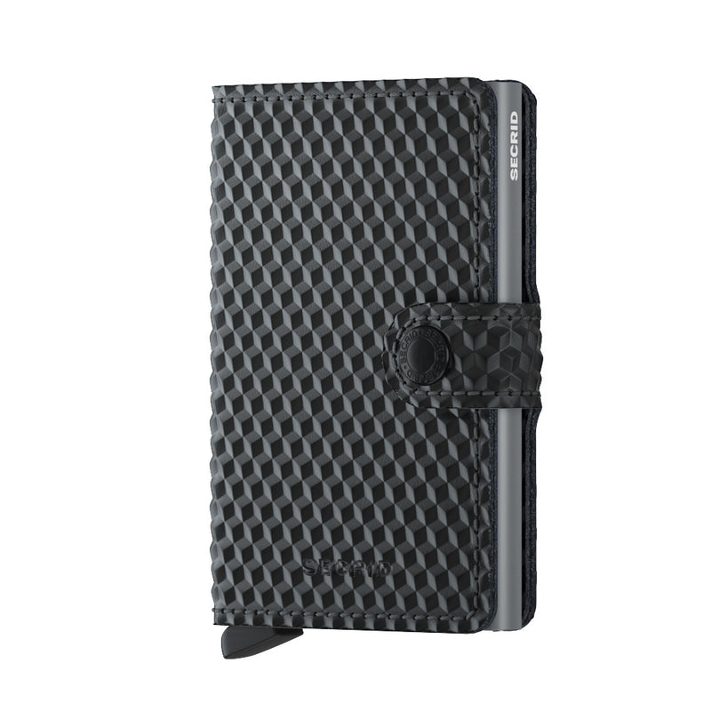 Miniwallet Cubic Black-Titanium